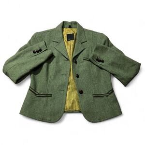 Thelimited green wool blazer